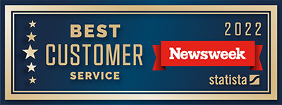Newsweek Best Customer Service Award 2022.
